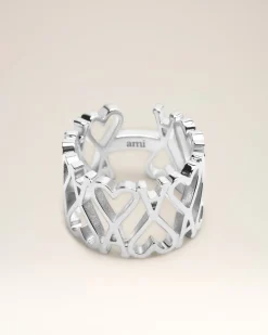 Bague Argent Ami de Coeur En Laiton