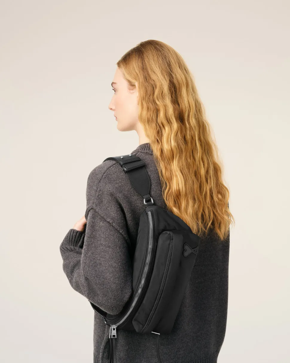 Banane Noire Marcel En Nylon Ouatiné