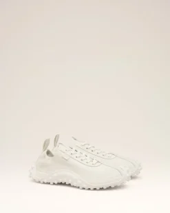 Baskets Mirage En Cuir Lisse Blanc