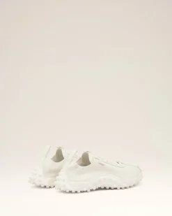 Baskets Mirage En Cuir Lisse Blanc