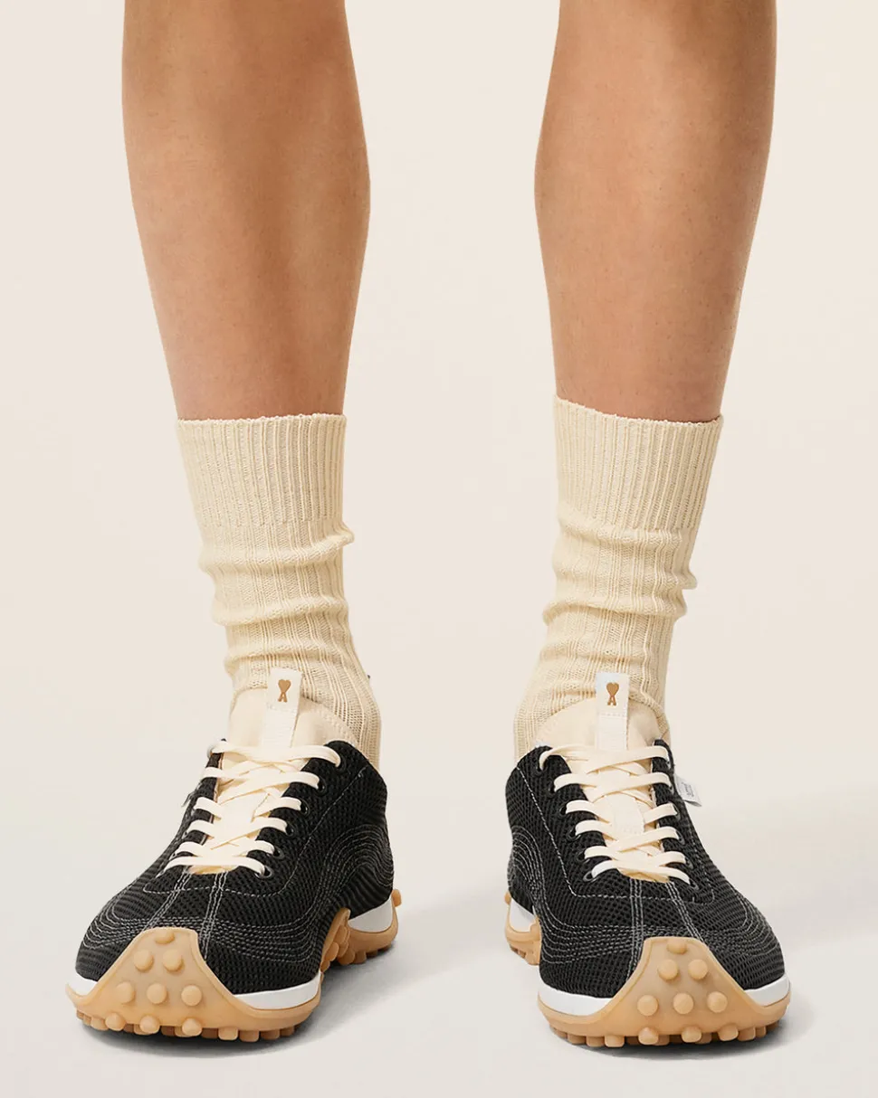 Baskets Mirage En Mesh Noir