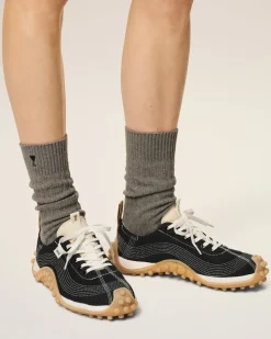 Baskets Mirage En Mesh Noir