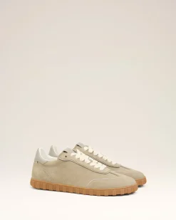 Baskets Step Grises Basses En Cuir