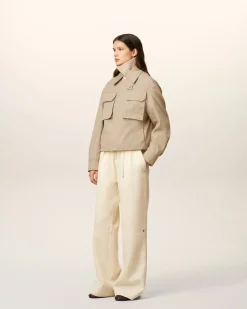 Blouson Beige Worker En Coton