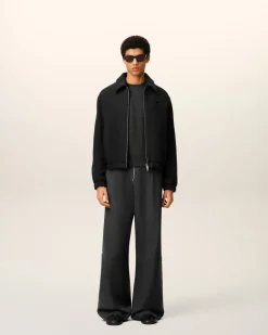 Blouson Noir Zippé Ami De Coeur En Coton