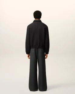 Blouson Noir Zippé Ami De Coeur En Coton