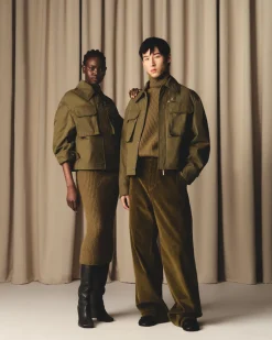 Blouson Vert Worker En Coton