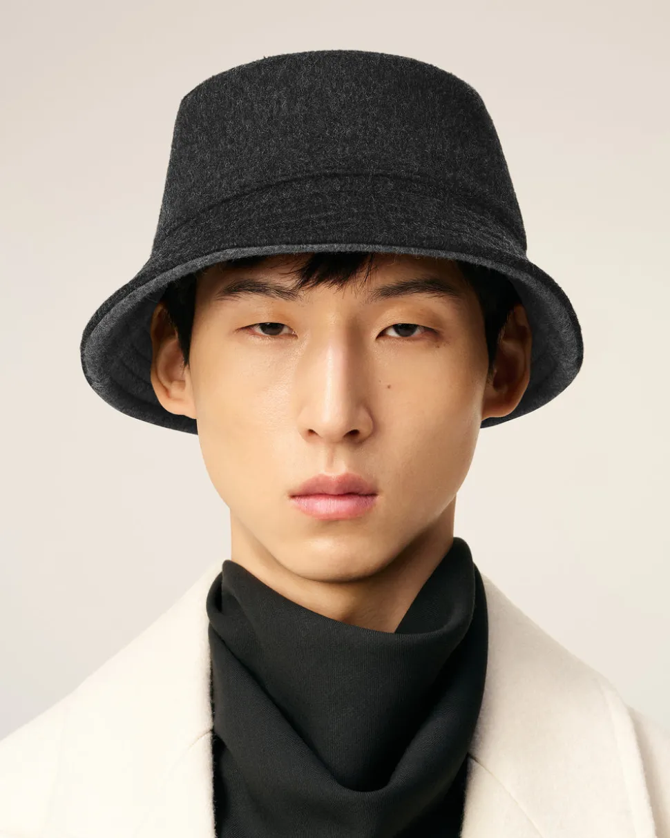 Bob Noir Ami De Coeur Embossé En Laine