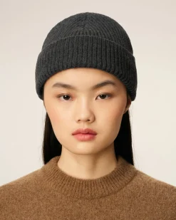 Bonnet Gris Ami De Coeur En Laine
