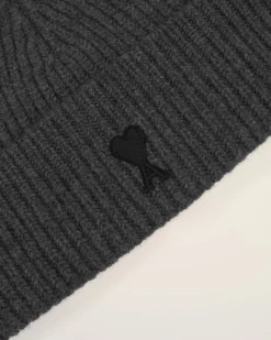 Bonnet Gris Ami De Coeur En Laine
