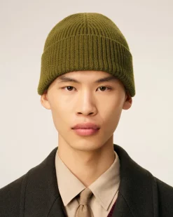 Bonnet Kaki Ami De Coeur En Laine