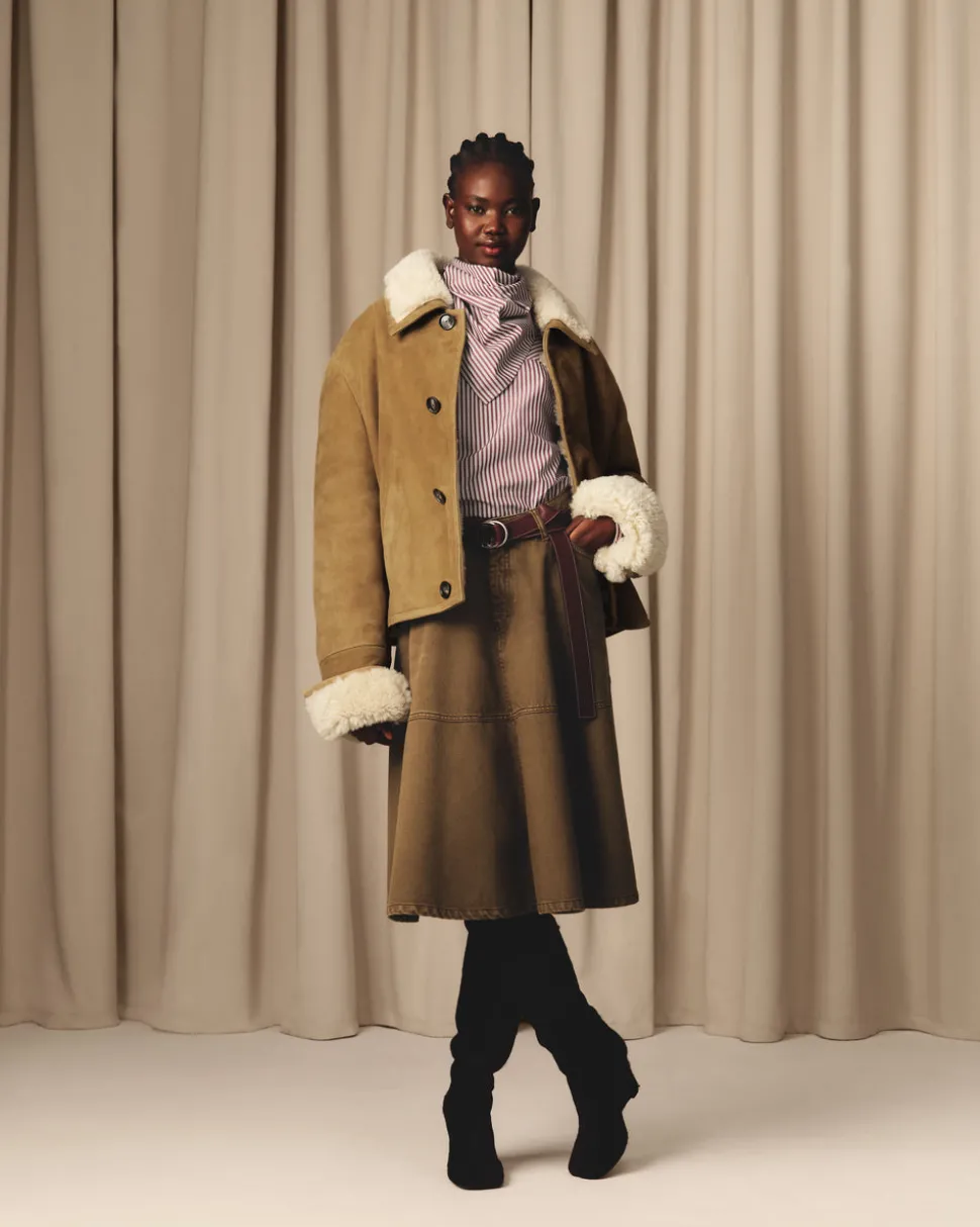 Bottes Bordeaux Bicolores En Cuir