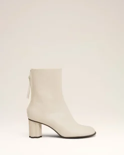 Bottes Piano Beiges En Cuir