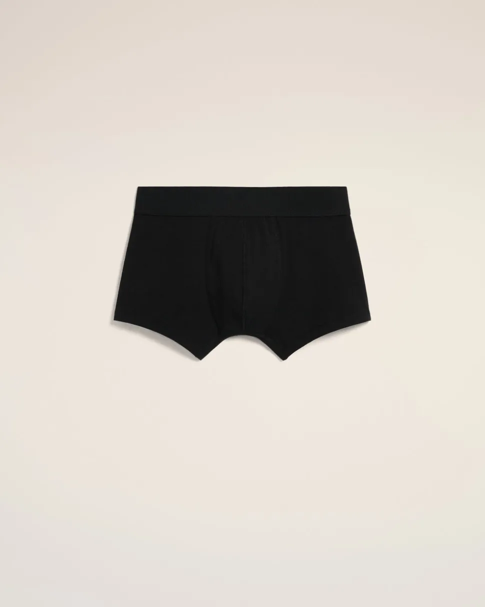 Boxer Noir Ami de Coeur En Coton