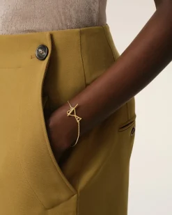 Bracelet Doré Ami De Coeur En Laiton