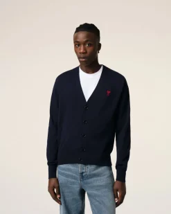 Cardigan Avec Broderie Ami de Coeur