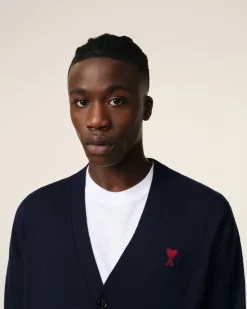 Cardigan Avec Broderie Ami de Coeur