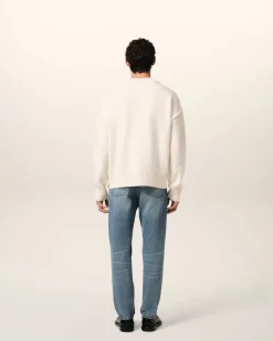 Cardigan Blanc Ami de Coeur En Laine