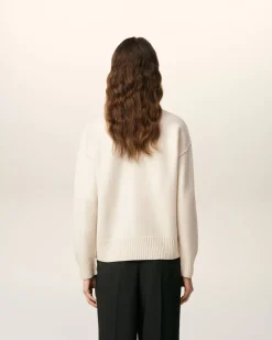 Cardigan Blanc Ami De Coeur En Laine