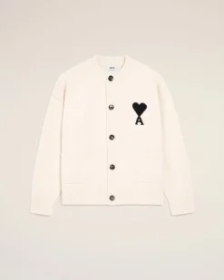 Cardigan Blanc Ami De Coeur En Laine