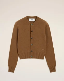 Cardigan Marron Ami De Coeur En Cachemire