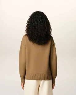 Cardigan Marron Ami De Coeur En Laine