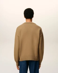 Cardigan Marron Ami De Coeur En Laine