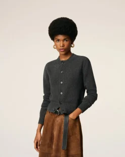 Cardigan Noir Ami De Coeur En Cachemire