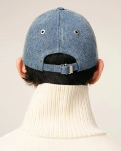 Casquette Bleue Broderie Ami De Coeur En Coton