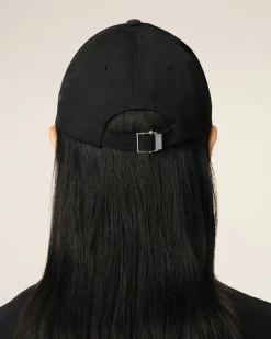 Casquette Noire Ami de Coeur En Sergé