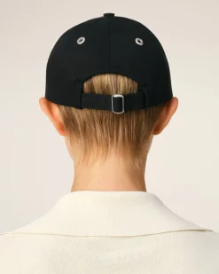 Casquette Noire Broderie Ami De Coeur En Coton Gabardine