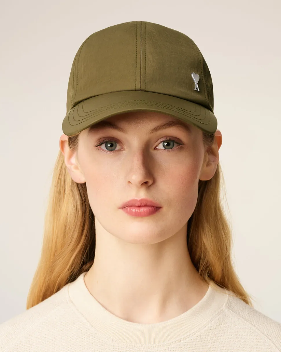 Casquette Verte Ami De Coeur En Serge De Nylon