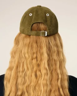 Casquette Verte Ami De Coeur Velours En Coton