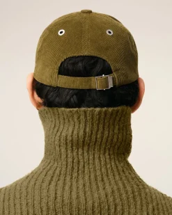 Casquette Verte Ami De Coeur Velours En Coton