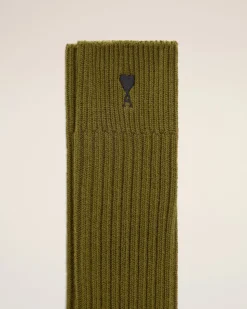 Chaussettes Vertes Ami De Coeur En Coton