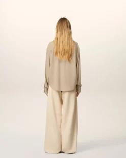 Chemise Beige Boxy Ami