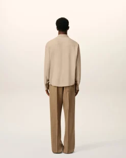 Chemise Beige Boxy Ami