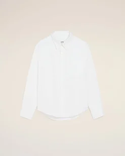 Chemise Blanche Boxy Ami De Coeur En Coton
