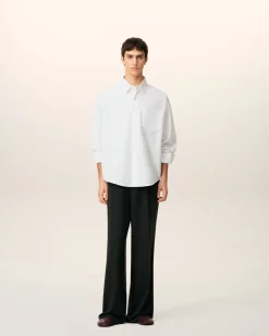 Chemise Blanche Boxy Ami De Coeur En Coton