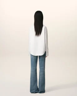 Chemise Blanche Boxy Ami De Coeur En Coton