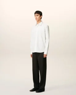 Chemise Blanche Tailor En Popeline De Coton