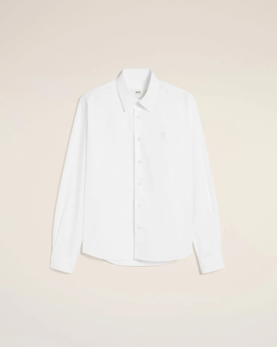 Chemise Classique Blanche Ami de Coeur En Coton