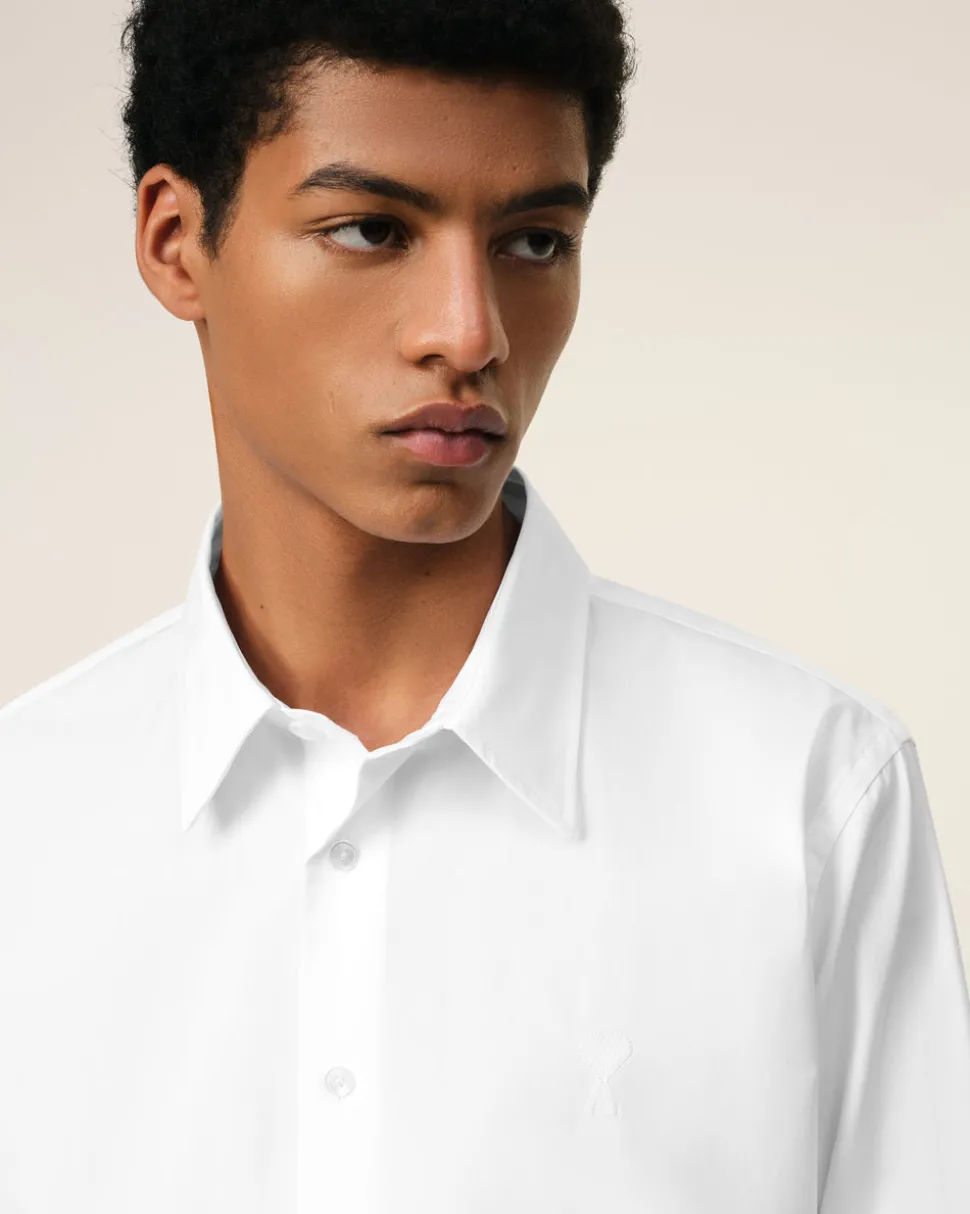 Chemise Classique Blanche Ami de Coeur En Coton