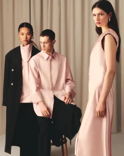 Chemise Rose Oversize En Coton