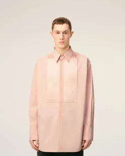 Chemise Rose Oversize En Coton