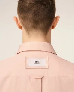 Chemise Rose Oversize En Coton