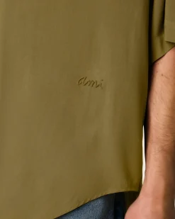 Chemise Verte Manches Courtes Ami Unie