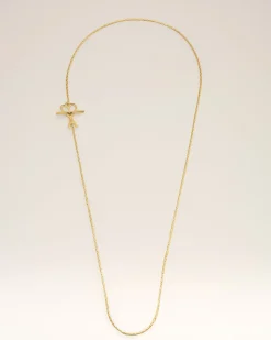 Collier Chaîne Doré Ami de Coeur En Laiton