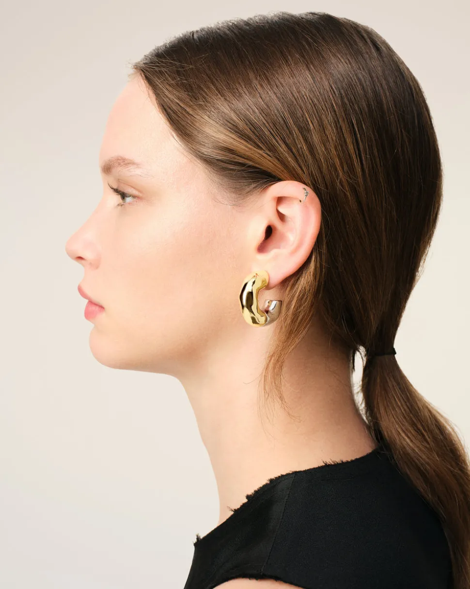 Créoles Dune Or En Laiton