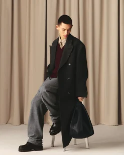 Derbies Noires A Bout Anatomique En Cuir